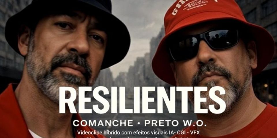 Resilientes conecta Rio e São Paulo em lançamento de Comanche e Preto W.O. no rap nacional