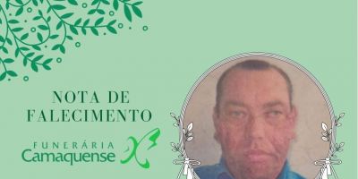 OBITUÁRIO: Nota de Falecimento de Édio Bachaus Rusch, de 50 anos