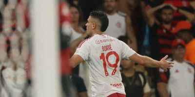 Borré faz golaço, Bernabei comete pênalti e Inter empata com o Flamengo em 1 a 1