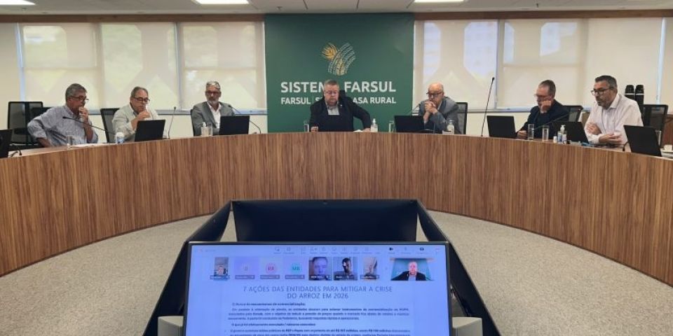 Entidades arrozeiras articulam medidas conjuntas para enfrentar crise da cadeia orizícola gaúcha