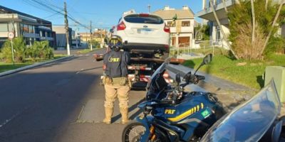 Homem foge de abordagem, atropela policial rodoviário e acaba preso no RS