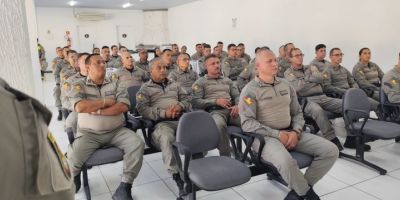 30º BPM realiza formatura de preparação para o Carnaval em São Lourenço do Sul