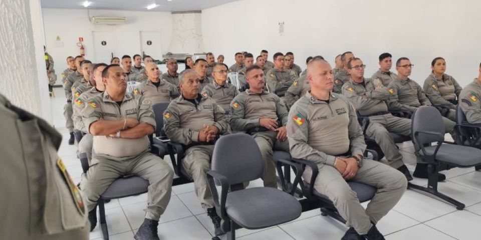 30º BPM realiza formatura de preparação para o Carnaval em São Lourenço do Sul