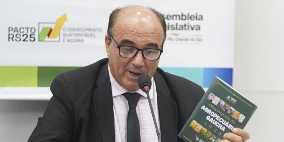 Deputado Zé Nunes anuncia lançamento do Observatório da Agropecuária Gaúcha
