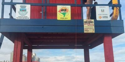 Governo do RS reforça segurança de mulheres com acolhimento em guaritas de guarda-vidas