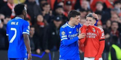 Vini Jr marca golaço e denuncia caso de racismo em Liga dos Campeões