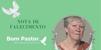 OBITUÁRIO: Nota de Falecimento de Ilza Holz Peter, de 75 anos
