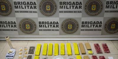 Mais de 14 kg de drogas são apreendidos em Camaquã