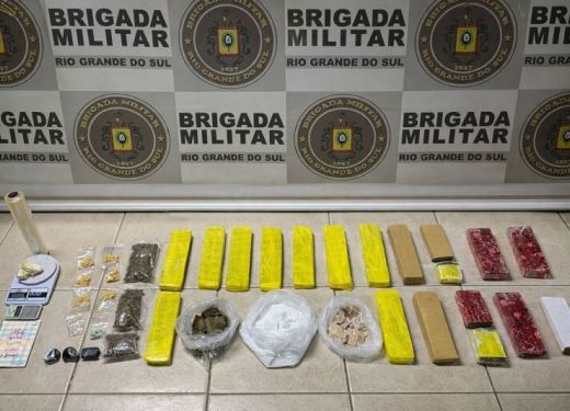 Mais de 14 kg de drogas são apreendidos em Camaquã