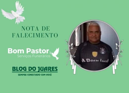 OBITUÁRIO: Nota de falecimento de Silvestre Gonçalves de Freitas, "Tinda", de 67 anos