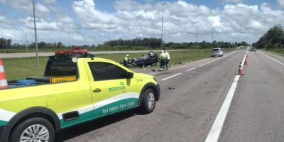 Criança morre e 4 pessoas ficam feridas em acidente na BR-116 em Pelotas