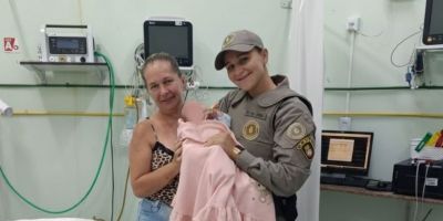 BM salva bebê recém-nascida em São Lourenço do Sul