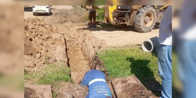 Secretaria de infraestrutura realiza melhorias na rede pluvial no interior de Camaquã