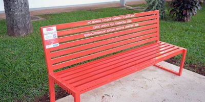 Cristal pode instituir Banco Vermelho como símbolo permanente de enfrentamento à violência contra a mulher