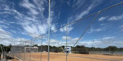 Prefeitura de Camaquã prepara inauguração das novas quadras de futebol e vôlei na Prainha
