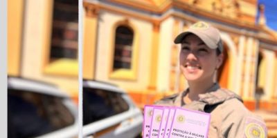 Brigada Militar intensifica ações de prevenção e enfrentamento à violência doméstica em Camaquã