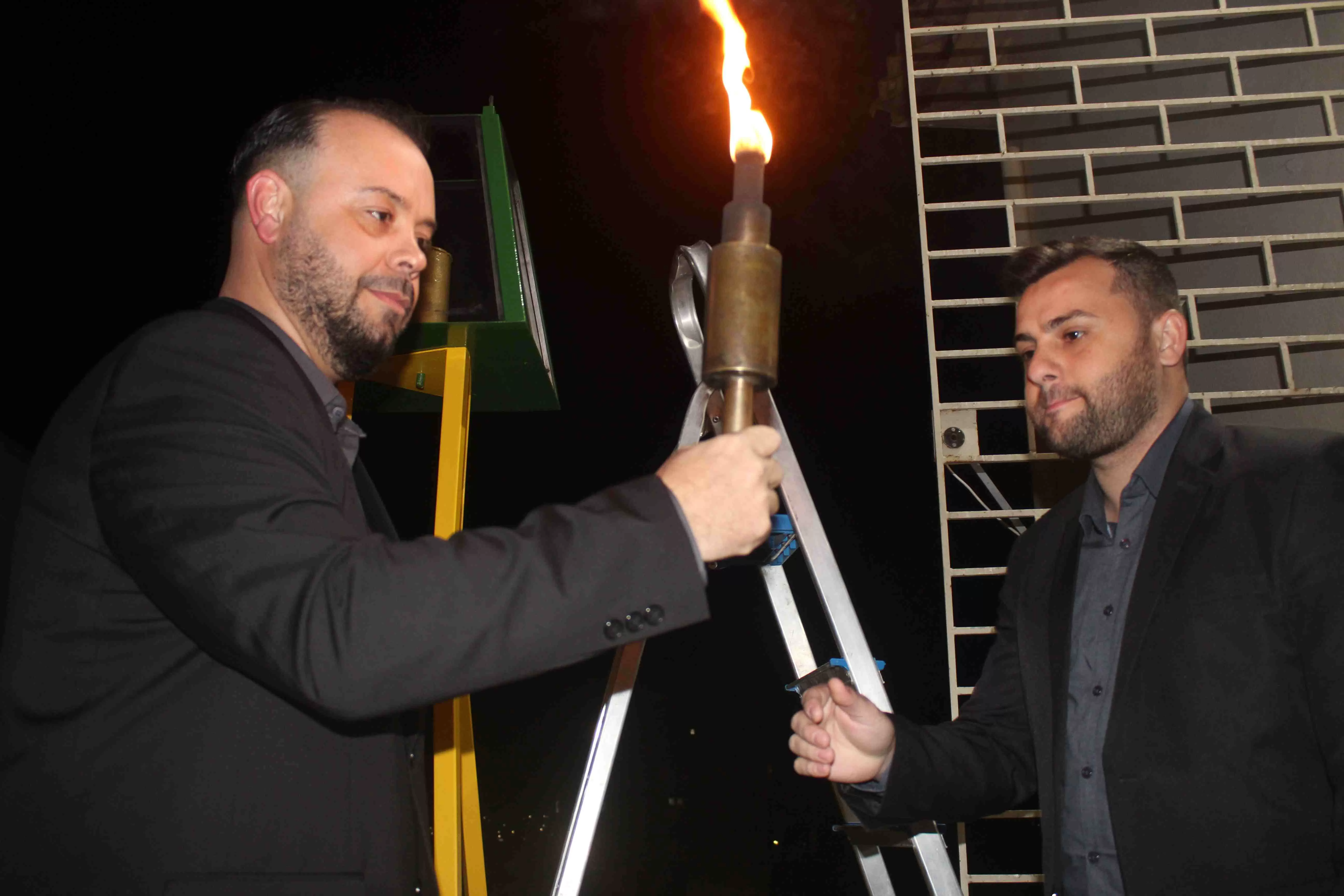 Chegada do Fogo Simbólico da Pátria em Camaquã (RS)